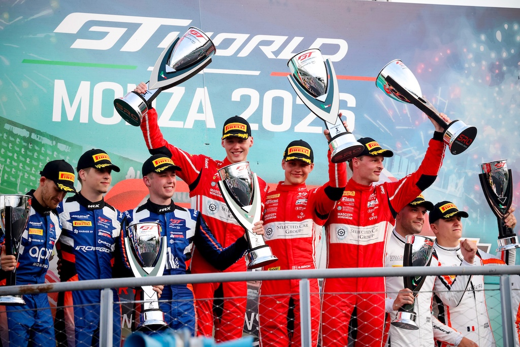 Frederik Schandorff kørte guldet hjem på Monza.
(Foto: SRO Motorsports Group)